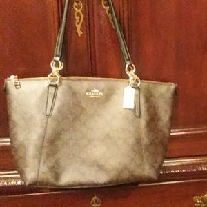 Coach signature purse